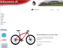Tablet Screenshot of bikeszene.ch